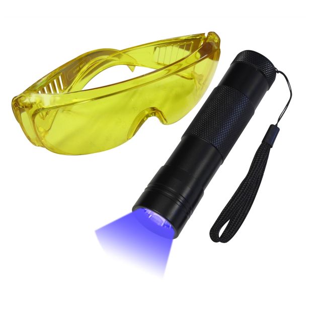 True UV flashlight Mastercool 53513-UV