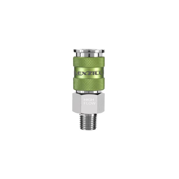 Legacy Manuf A53426FZ High Flow Coupler 1/4" Body 1/4" MNPT Flexzilla