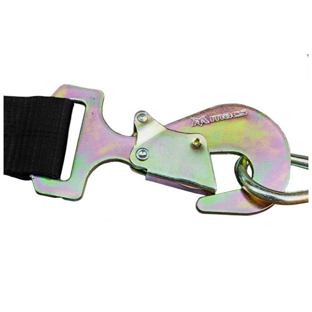 2in x 8ft Tie Down Strap Flat Snap Hook MACS CUSTOM TIE-DOWNS 121108