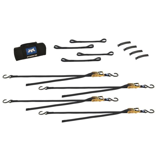 4 Tie Downs - Motorcycle Pack MACS CUSTOM TIE-DOWNS 510001