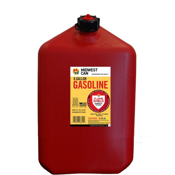 6 Gallon FMD Gas Can Midwest Can 6610