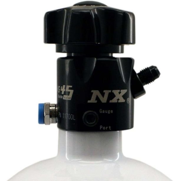 Lightning 45 Deg. Bottle Valve - 10lb. NITROUS EXPRESS 11700L