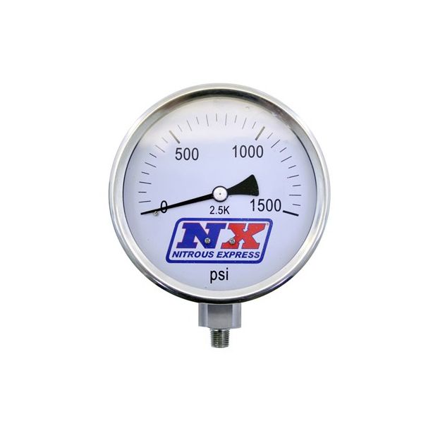 Nitrous Pressure Gauge 4in Dia High Accuracy NITROUS EXPRESS 15540