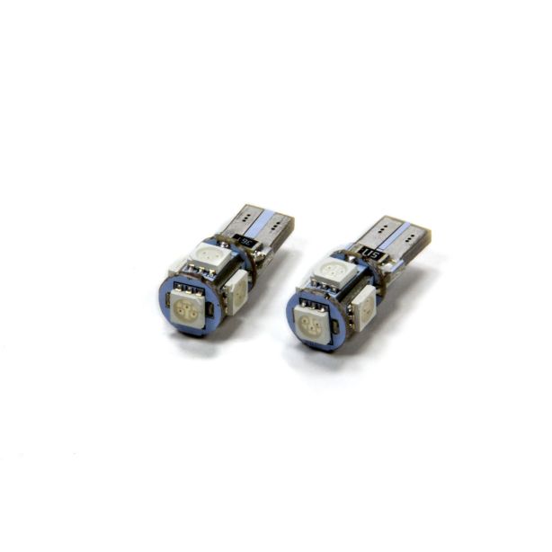 T10 5 LED SMD Bulbs Pair Red ORACLE LIGHTING 4801-003