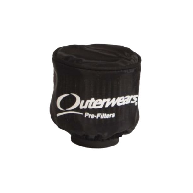 Pre-Filter Water Repel Black 3.5in Dia x 6in Ta OUTERWEARS 20-1010-01