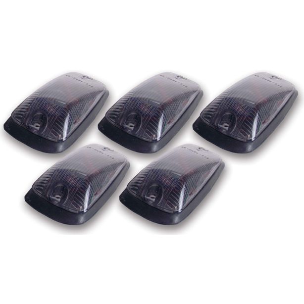 Cab Roof Lights Smoke 88-02 GM P/U Non LED PACER PERFORMANCE 20-220S