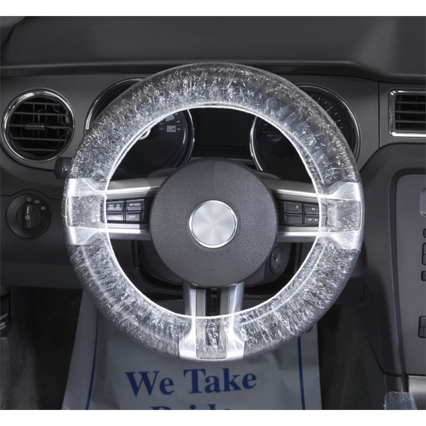 Steering Wheel Covers, Double Band (500-Pack) Petoskey Plastics FB-P9943-33