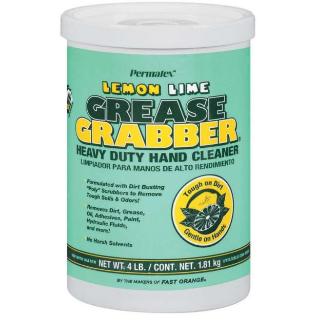 Grease Grabber Heavy Dut y Hand Cleaner 4lb Tub PERMATEX 13106
