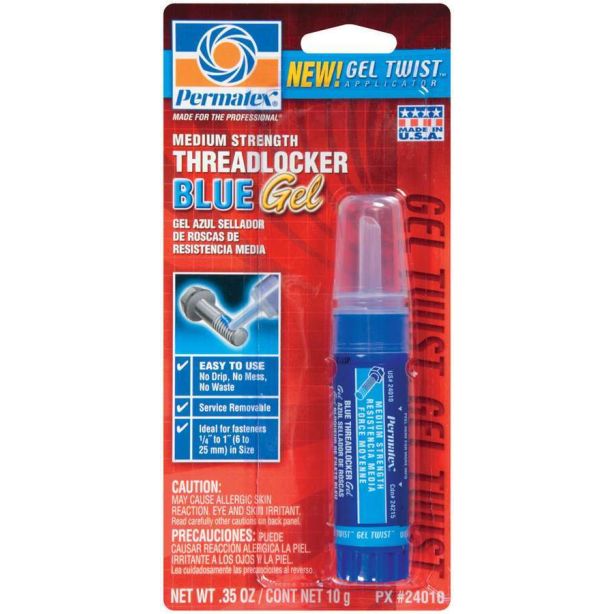Blue Threadlocker Gel Tube 10g PERMATEX 24010