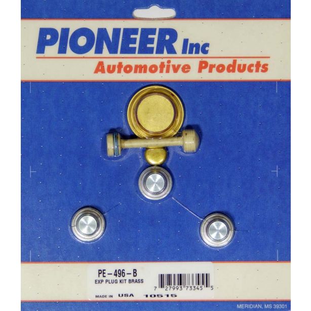 Chevy LS Freeze Plug Kit Brass PIONEER PE-496-B