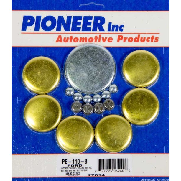 390 Ford Freeze Plug Kit - Brass PIONEER PE-110-B