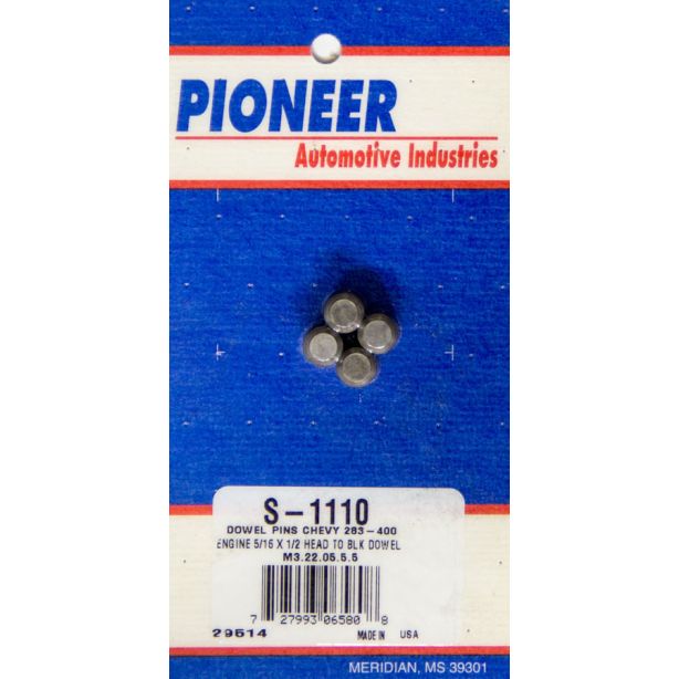SBC Dowel Pin Kit (4)  PIONEER S-1110