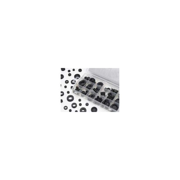 125 Piece Rubber Grommet SAE Assortment - WILMAR W5214