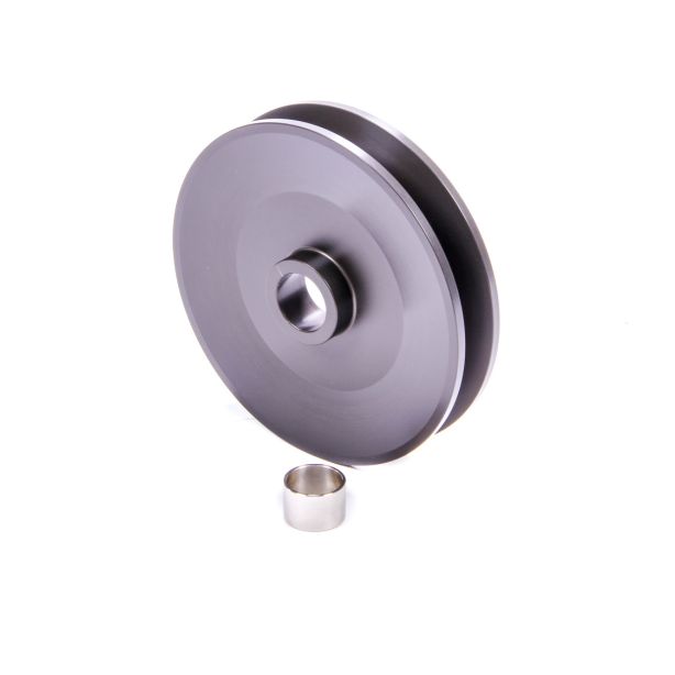 4in Dia Deep V-Belt Alt Pulley Billet Aluminum POWERMASTER 182