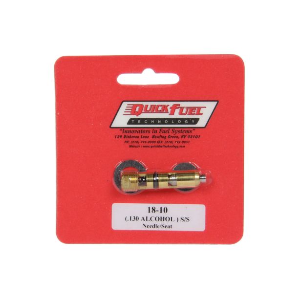 S/S Needle & Seat - .130 QUICK FUEL TECHNOLOGY 18-10QFT