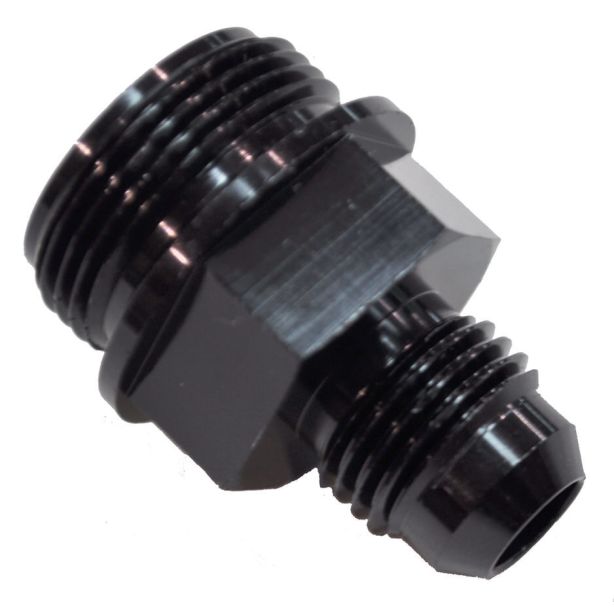 7/8-20  6an Fuel Inlet Fitting Black QUICK FUEL TECHNOLOGY 19-36QFT