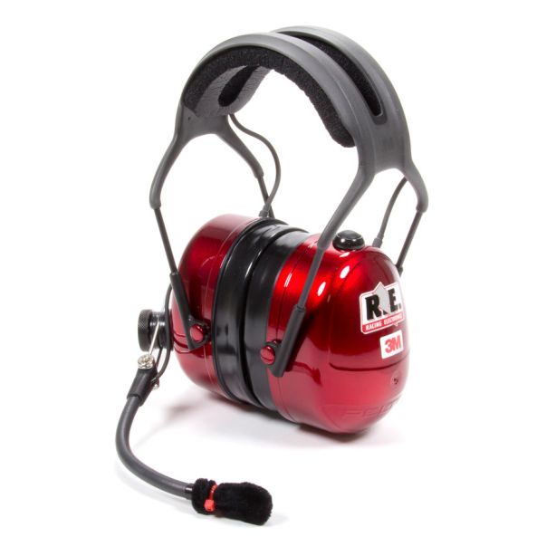 Headset Platinum Plus Series Candy Apple Red RACING ELECTRONICS PT006