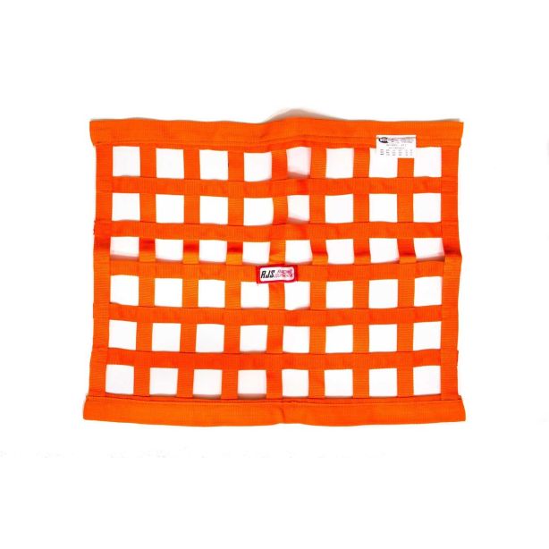 Orange Ribbon Window Net 18x24 RJS SAFETY 10000405