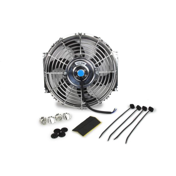 10In Electric Fan Curved Blades RACING POWER CO-PACKAGED R1201