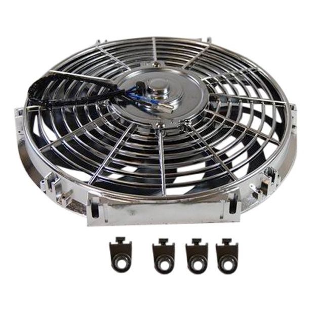 12In Electric Fan Curved Blades RACING POWER CO-PACKAGED R1203