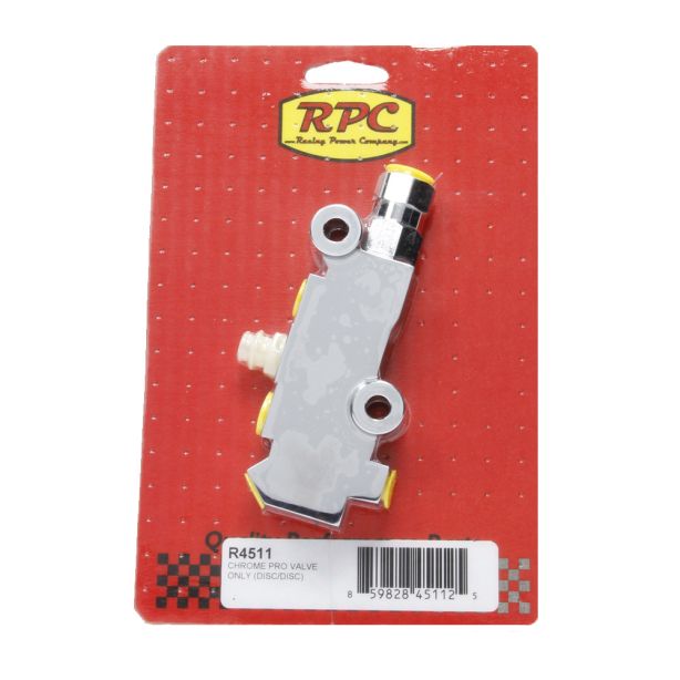Chrome Prop Valve Only (Disc/Disc) RACING POWER CO-PACKAGED R4511