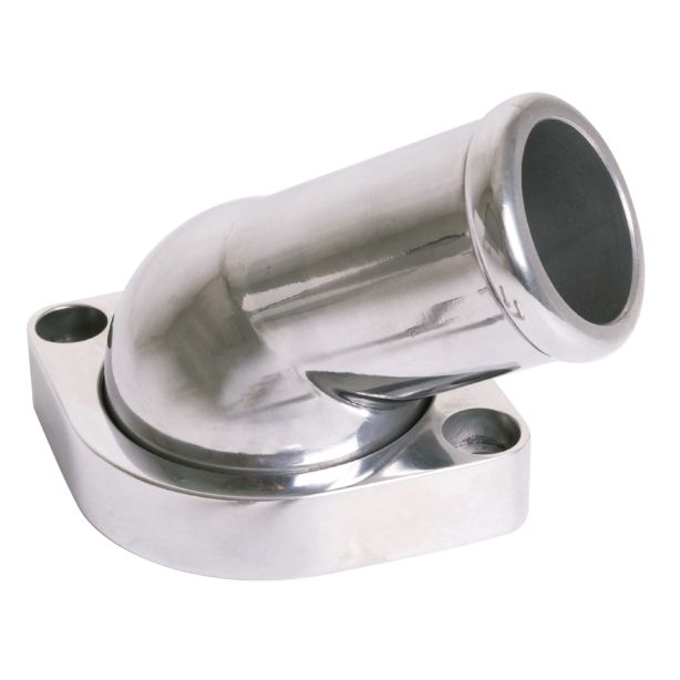 GM LS Engine Water Neck 45 Degree RACING POWER CO-PACKAGED R6213