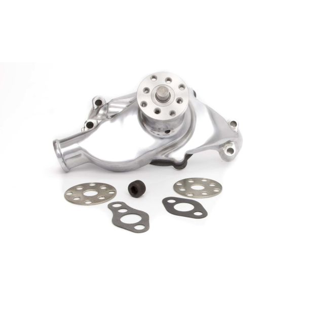 55-68 SBC Alum Short Water Pump 5/8 Shaft RACING POWER CO-PACKAGED R6916