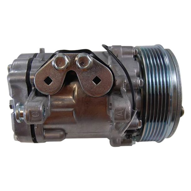 Sanden #7176 12V A/C Co mpressor Serpentine RACING POWER CO-PACKAGED R8755