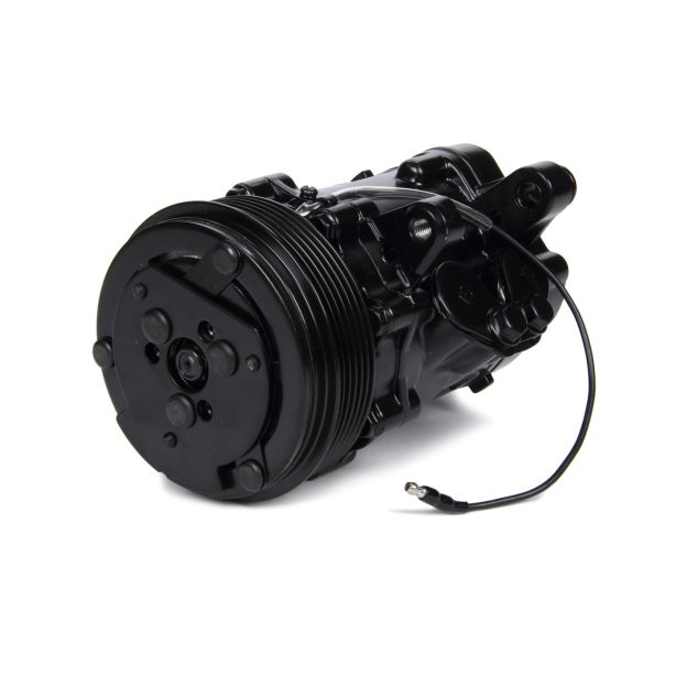 Sanden #7176 12V A/C Co mpressor Serpentine RACING POWER CO-PACKAGED R8755BK