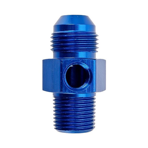 #6 Flare to 3/8 NPT Adptr w/ Female 1/8 NPT RUSSELL 670060