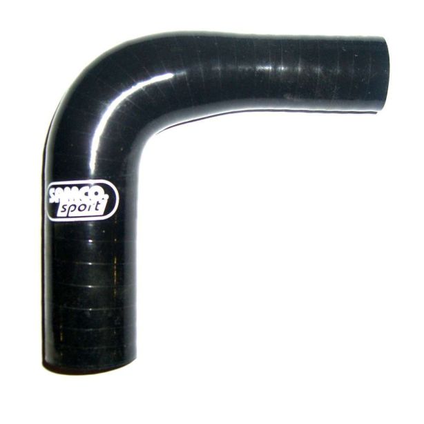 1-3/4in to 1-1/2in 90Deg Reducer Elbow Black SAMCO SPORT RE90/45-38(BLACK)
