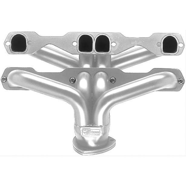 SBC D-Port Coated Block Hugger Headers SANDERSON CC1DP-SEC