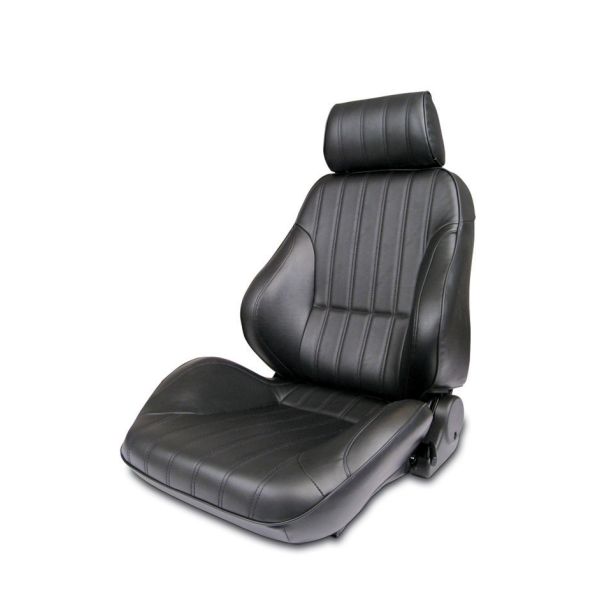 Rally Recliner Seat - LH - Black Vinyl SCAT ENTERPRISES 80-1000-51L
