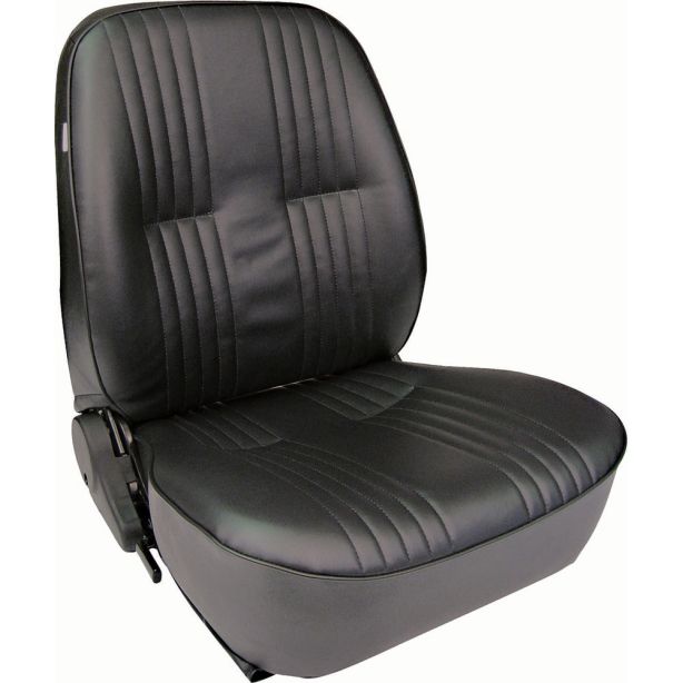 PRO90 Low Back Recliner Seat - RH - Black Vinyl SCAT ENTERPRISES 80-1400-51R