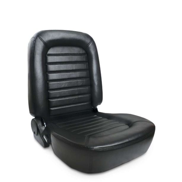 Classis Muscle Car Seat - LH - Black Vinyl SCAT ENTERPRISES 80-1550-51L