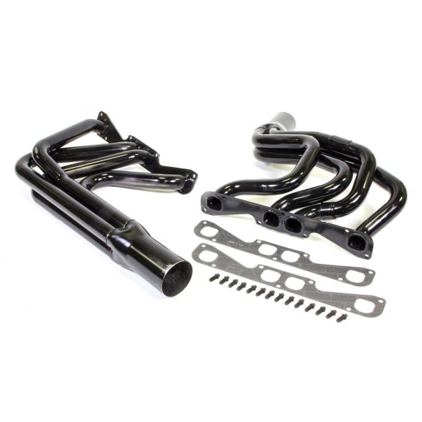 SBC Modified Long Tube Header 1-3/4 Spread Port SCHOENFELD 1186SP