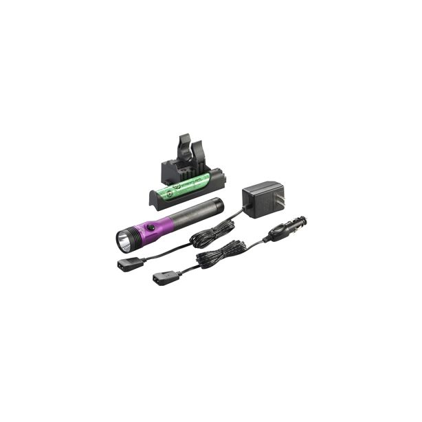 Streamlight 75492 Purple DS Stinger LED HL AC/DC with Piggyback