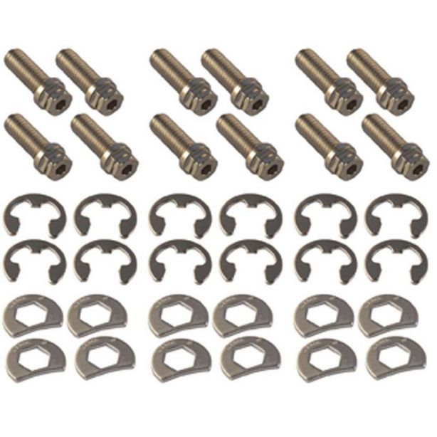 Header Bolt Kit - 6pt. 3/8-16 x 1in (12) STAGE 8 FASTENERS 8911A