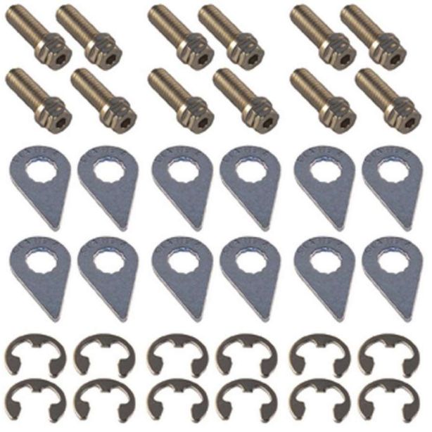Header Bolt Kit - 6pt. 3/8-16 x 1in (12) STAGE 8 FASTENERS 8916A