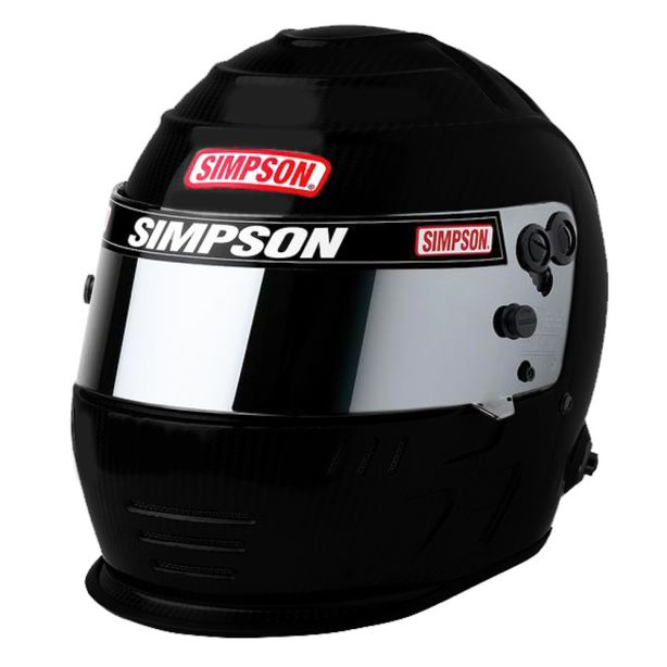 Helmet Speedway Shark 7-1/2 Flat Black SA2020 SIMPSON SAFETY 7707128