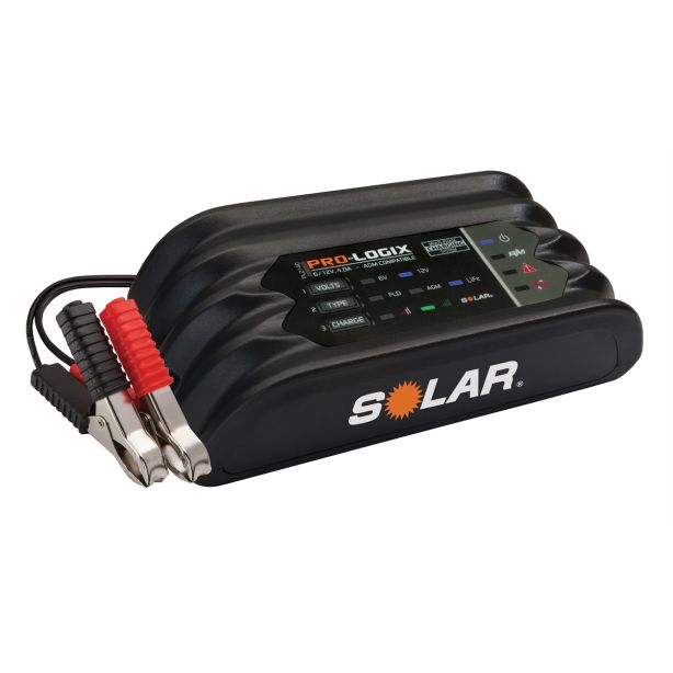 6/12V 4.0A  SOLAR PRO-LOGIX Battery Maintainer Clore Automotive PL2140