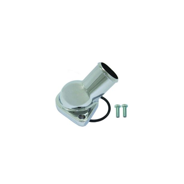 55-65 Chevy V8 Steel 45 Deg Water Neck Chrome SPECIALTY PRODUCTS COMPANY 7287-O