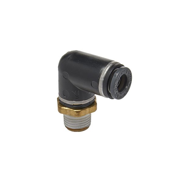 S.U.R & R ABE220 Male Elbow 1/4" Tube X 1/8" NPT (2)