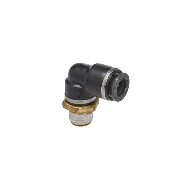 S.U.R & R ABE330 Male Elbow 3/8" Tube X 1/4" NPT (2)