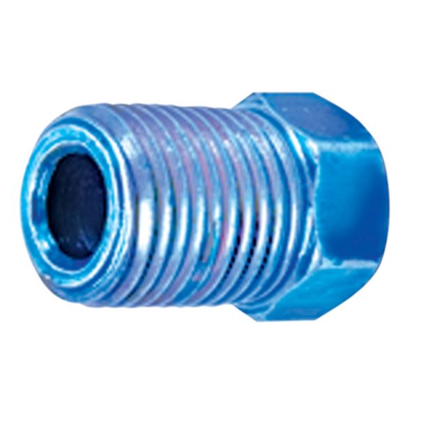 M10 X 1.0 BLUE INVERTED FLARE NUT (4) S.U.R. and R Auto Parts BR210