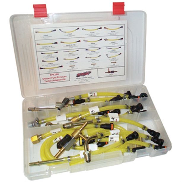 Deluxe Fuel Pressure Tester Adapter Kit S.U.R. and R Auto Parts FPT290