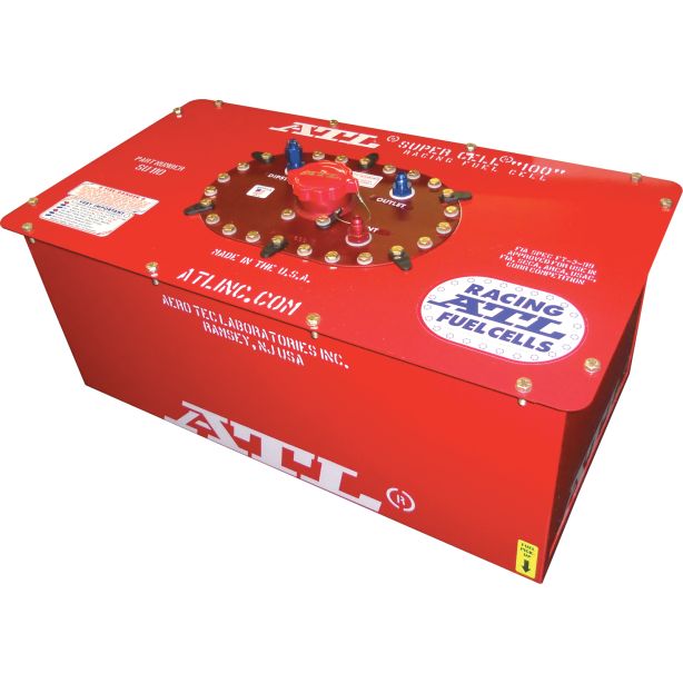 ATL Racing Fuel Cells  SU110 10 gallon Super Cell “100” Complete, 24”x13”x10”, FIA FT3