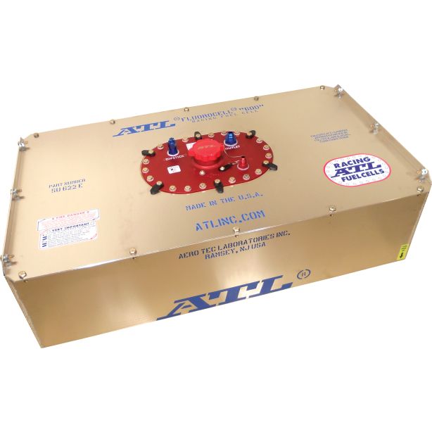 ATL Racing Fuel Cells  SU622E 22 gallon FluoroCell Complete, 33”x17”x9”, FIA FT3.5