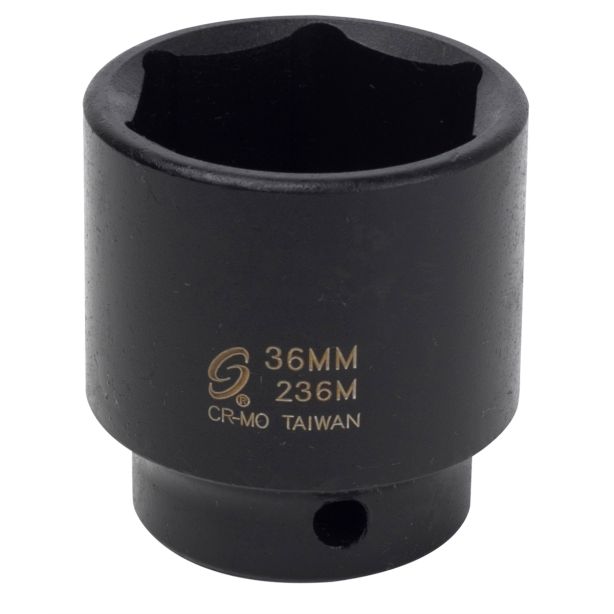 1/2 in. Drive Impact Socket, 36 mm Sunex 236M