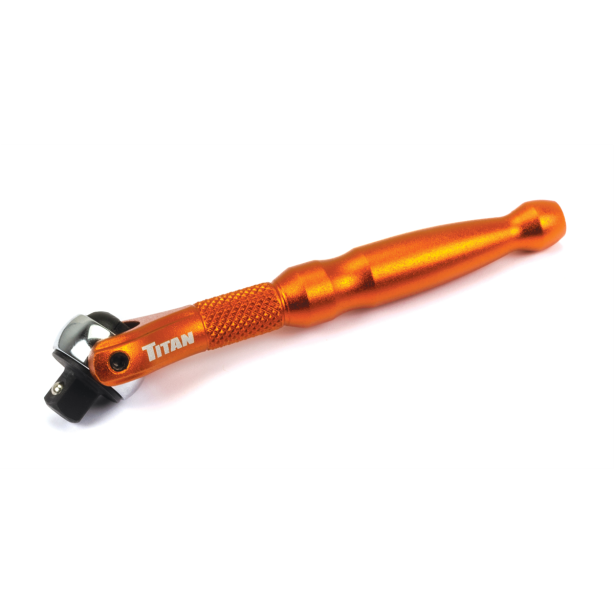 Titan 1/4 in. Drive Aluminum Swivel Head Micro Ratchet Titan TIT11322